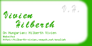 vivien hilberth business card